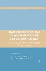 State Recognition and Democratization in Sub-Saharan Africa