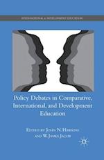 Policy Debates in Comparative, International, and Development Education