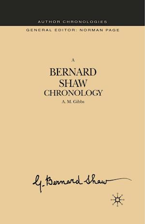 A Bernard Shaw Chronology