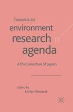 Towards an Environment Research Agenda