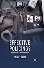 Effective Policing?