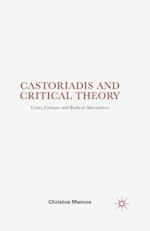 Castoriadis and Critical Theory