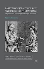 Early Modern Authorship and Prose Continuations