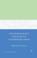 English Renaissance Literature and Contemporary Theory