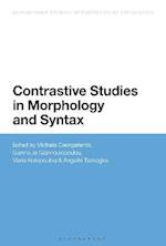 Contrastive Studies in Morphology and Syntax