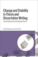 Change and Stability in Thesis and Dissertation Writing