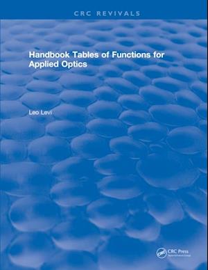 Handbook Tables of Functions for Applied Optics