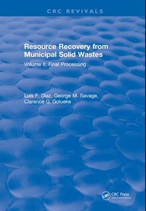 Resource Recovery From Municipal Solid Wastes