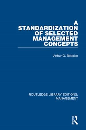 Standardization of Selected Management Concepts