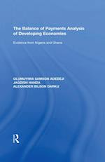 Balance of Payments Analysis of Developing Economies