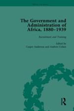 Government and Administration of Africa, 1880-1939