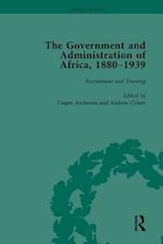 Government and Administration of Africa, 1880-1939