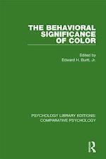 Behavioral Significance of Color