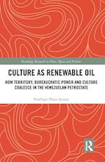 Culture as Renewable Oil