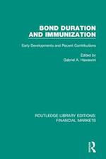 Bond Duration and Immunization