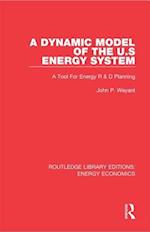 Dynamic Model of the US Energy System