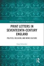 Print Letters in Seventeenth-Century England