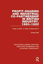 Profit-sharing and Industrial Co-partnership in British Industry, 1880-1920