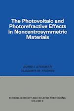 Photovoltaic and Photo-refractive Effects in Noncentrosymmetric Materials