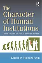 Character of Human Institutions