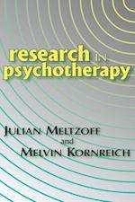 Research in Psychotherapy