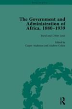 Government and Administration of Africa, 1880-1939 Vol 4