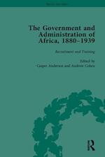 Government and Administration of Africa, 1880-1939 Vol 1