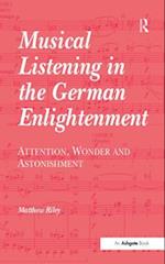 Musical Listening in the German Enlightenment