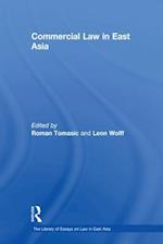 Commercial Law in East Asia