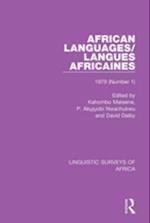 African Languages/Langues Africaines