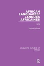 African Languages/Langues Africaines