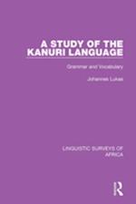 Study of the Kanuri Language