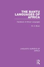 Bantu Languages of Africa