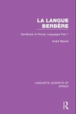 La Langue Berbere