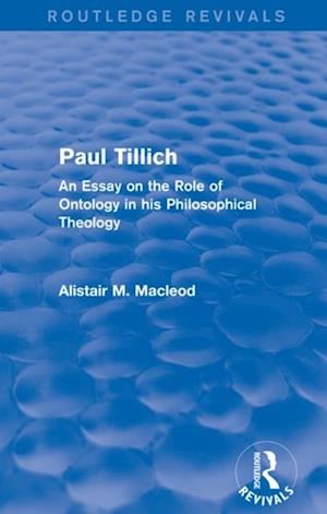 Routledge Revivals: Paul Tillich (1973)