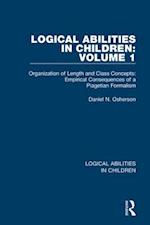 Logical Abilities in Children: Volume 1