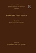 Volume 19, Tome IV: Kierkegaard Bibliography