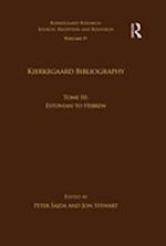 Volume 19, Tome III: Kierkegaard Bibliography