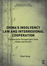 China's Insolvency Law and Interregional Cooperation