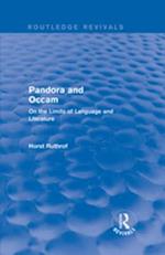 Routledge Revivals: Pandora and Occam (1992)