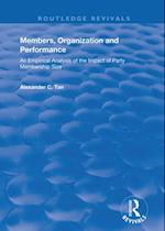 Members, Organizations and Performance