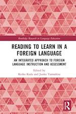 Reading to Learn in a Foreign Language