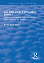 Can Small Urban Communities Survive?