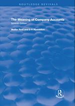 Meaning of Company Accounts