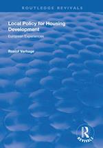 Local Policy for Housing Development