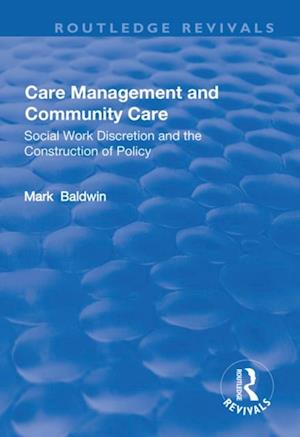 Care Management and Community Care