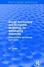 Social Accounting and Economic Modelling for Developing Countries