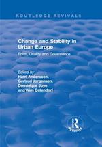 Change and Stability in Urban Europe