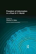 Freedom of Information in a Post 9-11 World
