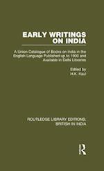 Early Writings on India